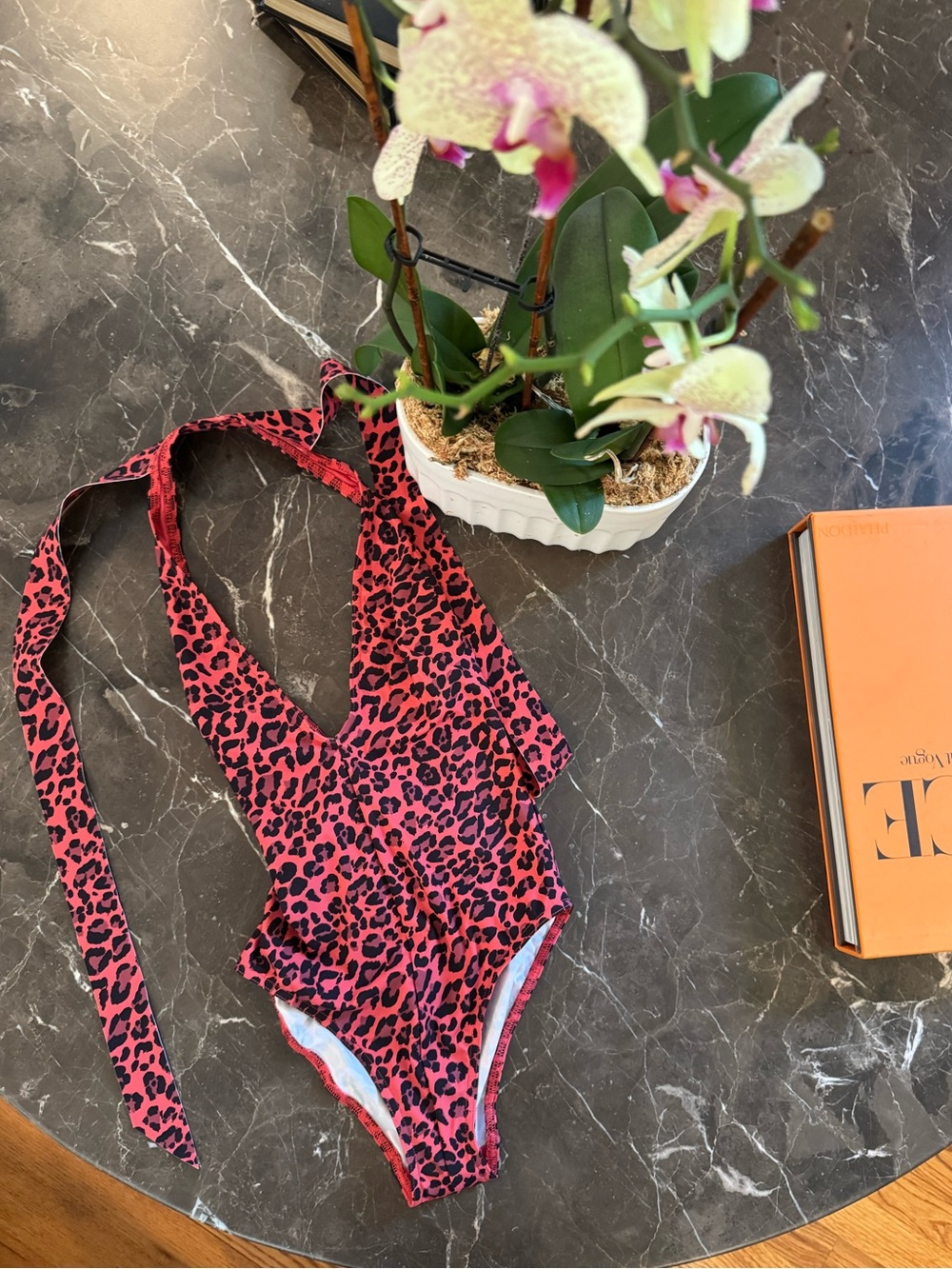 Zimmermann Hot Pink Leopard-Print One-Piece Swimsuit